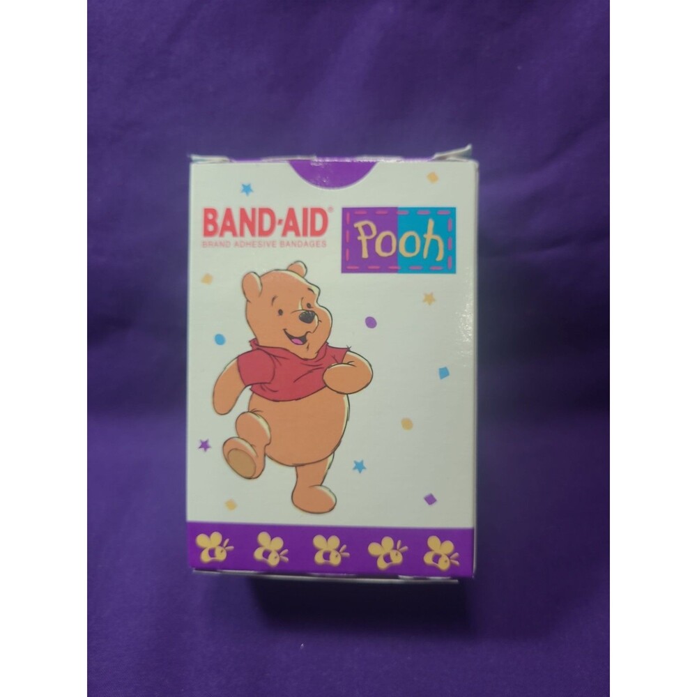 Band-Aid Disney Winnie Pooh Band-Aid Full Box of 30 1997 RARE HTF